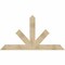 Ekena Millwork Saratoga Rough Sawn Timber Gable Bracket, Douglas Fir, 72"W x 39"H x 2"D x 6"F, 13/12 Pitch GBW072X39X0206SAR00RDF - alternate 1